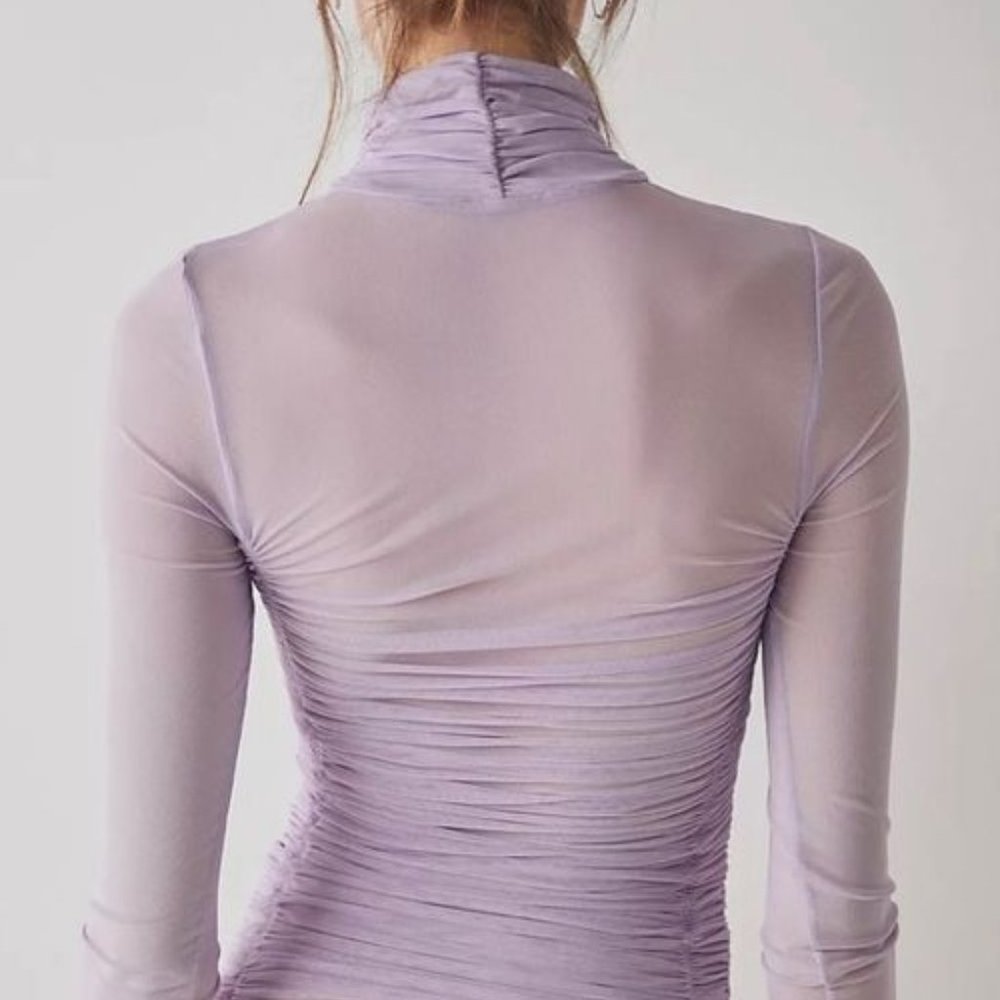 NWOT Free People Under It All Mesh Bodysuit - Picture 4 of 6